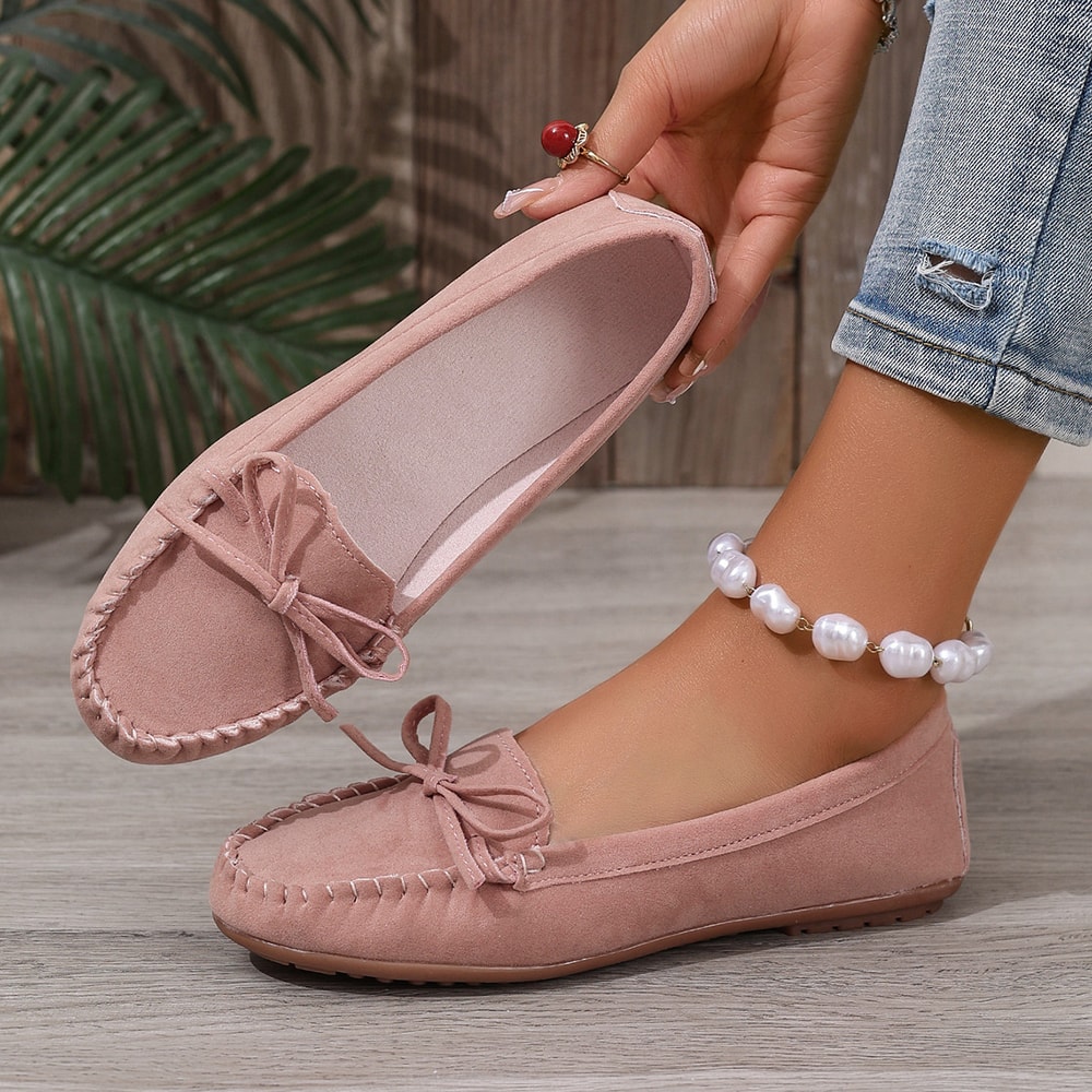 Brand Casual Flat Shoes For Women New Spring Autumn Loafers Slipon Ladies Flats Leather And Cashmer 9