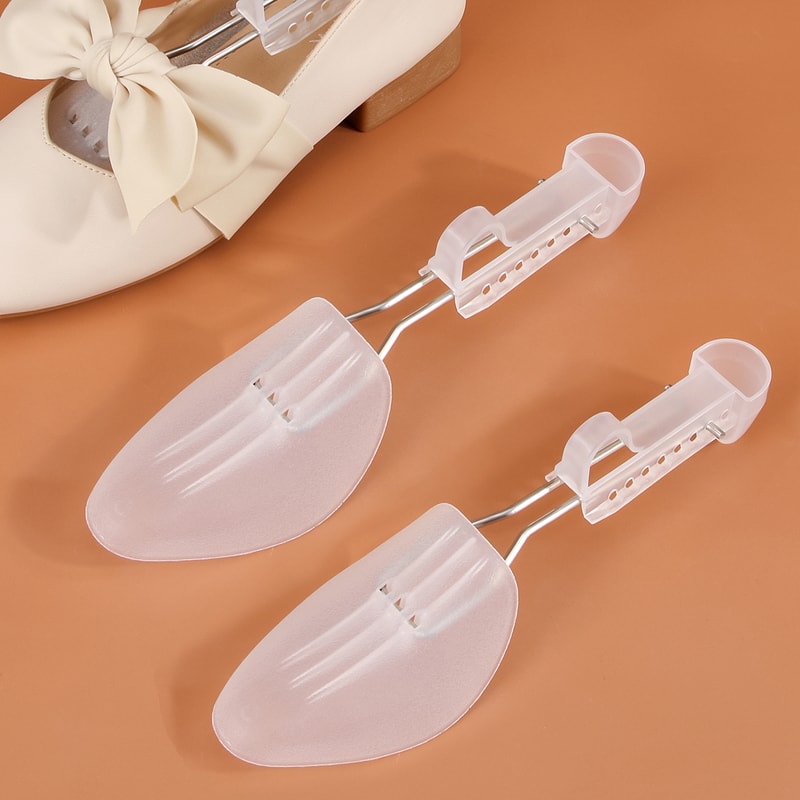 Shoe Stretcher Tree Plastic Adjustable Boot Holder Men And Women Shoe Support In White And Black 7