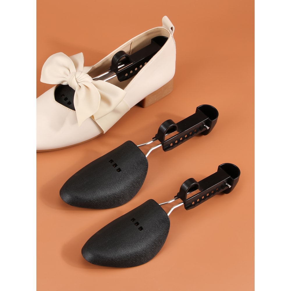 Shoe Stretcher Tree Plastic Adjustable Boot Holder Men And Women Shoe Support In White And Black 8