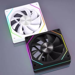pwm silent cooling prism computer case fan, argb, high air volume for efficient cooling