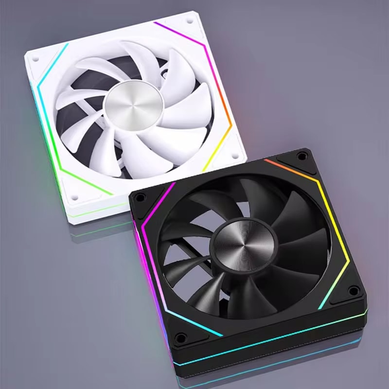 PWM Silent Cooling Prism Computer Case Fan ARGB High Air Volume For Efficient Cooling 0