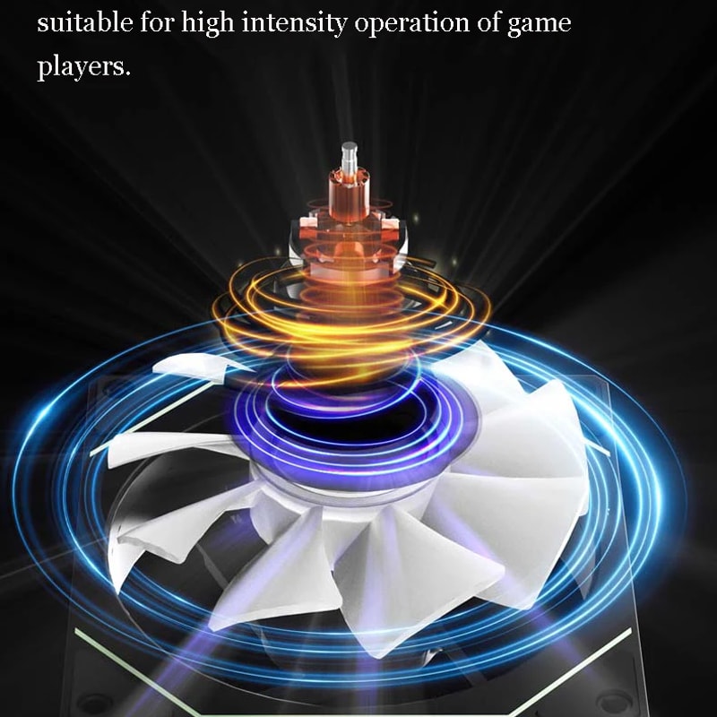 PWM Silent Cooling Prism Computer Case Fan ARGB High Air Volume For Efficient Cooling 2