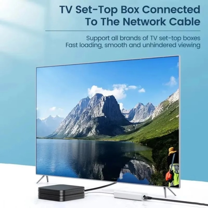 USB HUB Ports USBC HUB With Ethernet LAN Adapter USB To TV SetTop Box Computer Laptop Network Conne 4