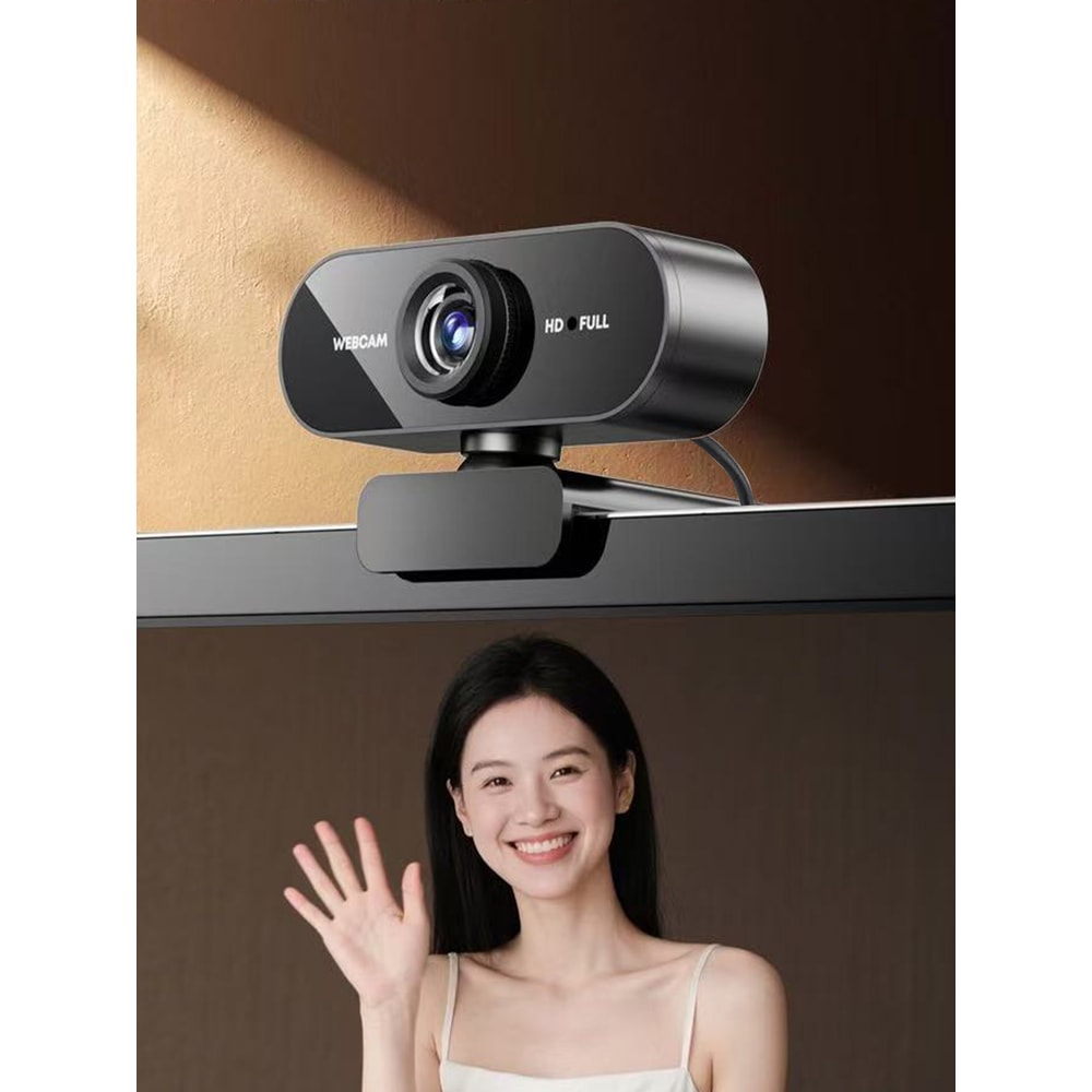 USB Webcam With Builtin Microphone Perfect For Laptops And Desktop Computers 1