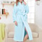 Winter Warm Coral Fleece Long Robe Gown Thicken Bathrobe Sleepwear Flannel Nightdress Casual Intima 6
