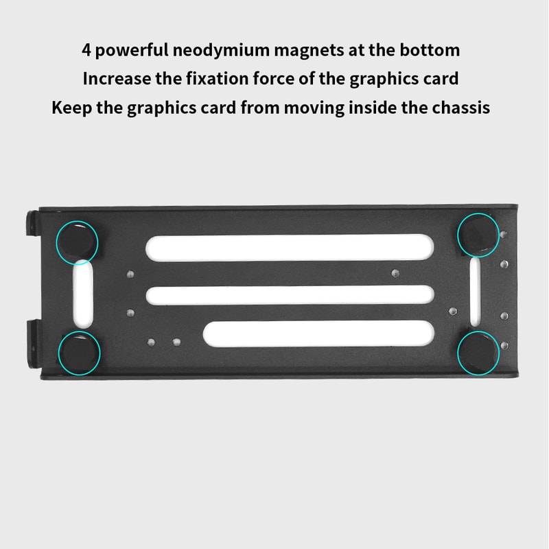 Aluminum Alloy Vertical GPU PC Video Card Stand Graphics Card Bracket Video Card Holder Support For 3