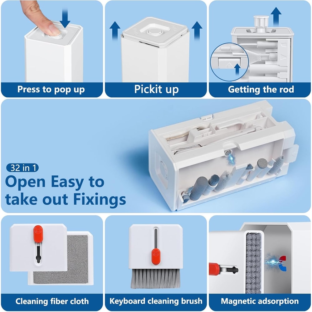 Electronics Cleaning Tools Set For IPhone AirPods Case Bluetooth Earbuds Laptop And PC Keyboard Mai 2