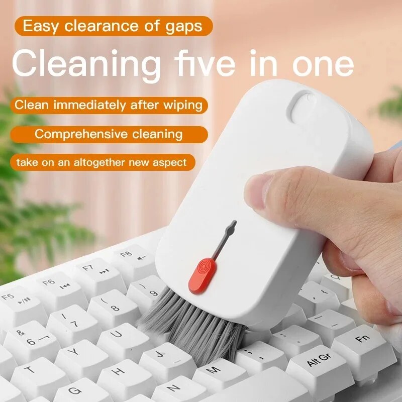 Keyboard Cleaner Brush Cleaning Kit Phone Screen Cleaning Set Keycap Puller Card Reader Cleaning To 1