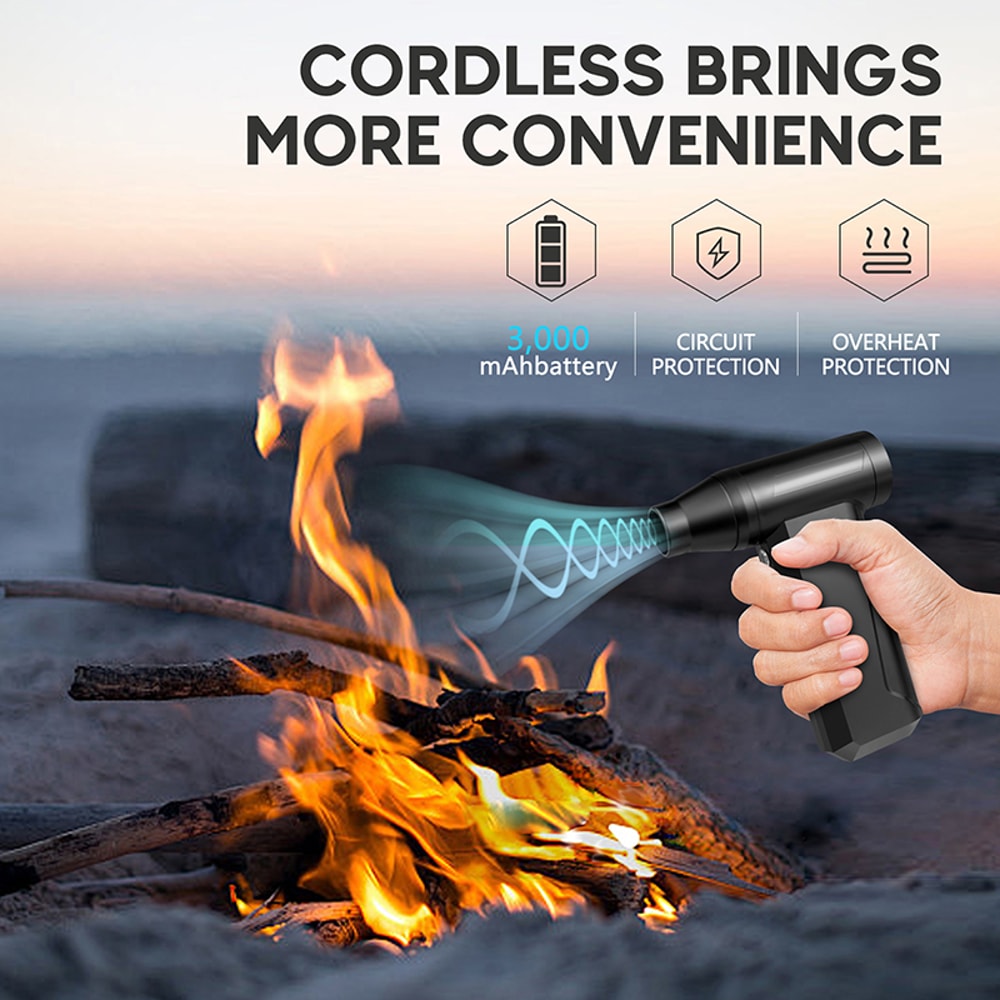 Turbo Powered Air Blower Dust Vacuum Computer Cleaner Violent Fan Portable Handheld Turbo Fan For