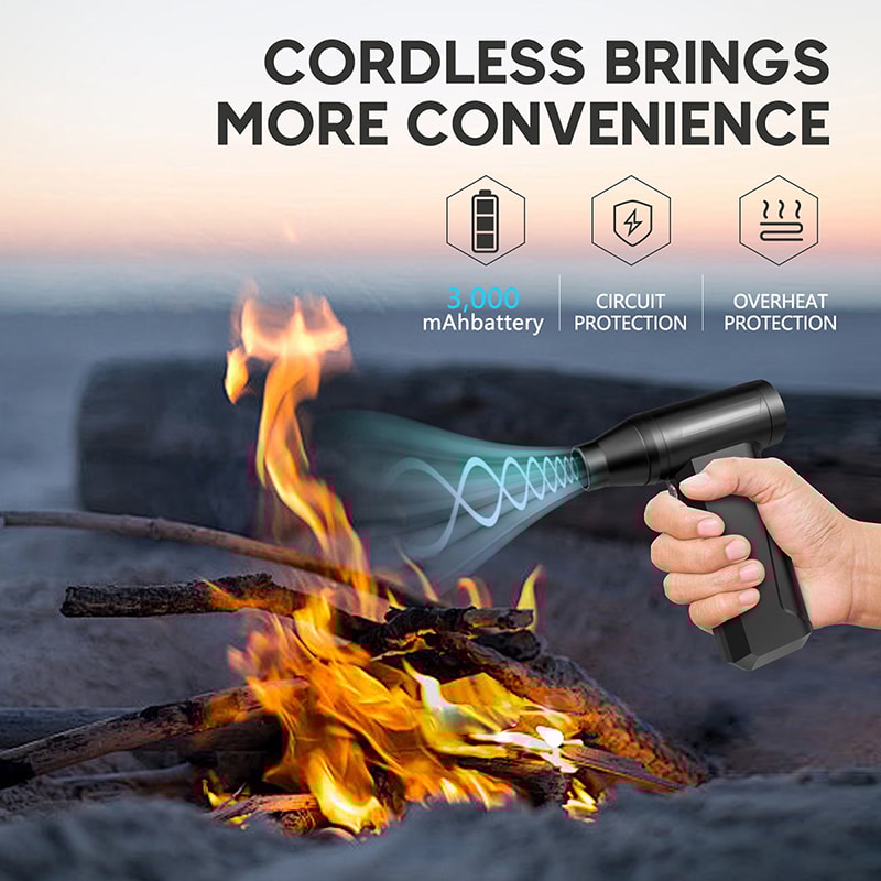 Turbo Powered Air Blower Dust Vacuum Computer Cleaner Violent Fan Portable Handheld Turbo Fan For