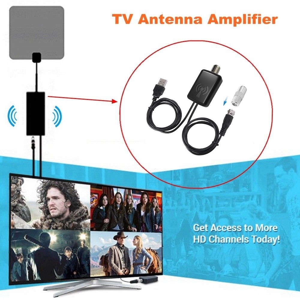Enhance Signal Stability With HighDefinition Digital TV Antenna Amplifier LowNoise Booster HighGain 3