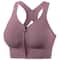 Front Zipper Womens Underwear Running Fitness Sports Bra Shockproof Top Bra Breathable Seamless Yog 6