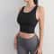 Breathable Fullcup Yoga Vest Compact Sports Vest Running Allinone Shockproof Fitness Bra Summer Gym 0