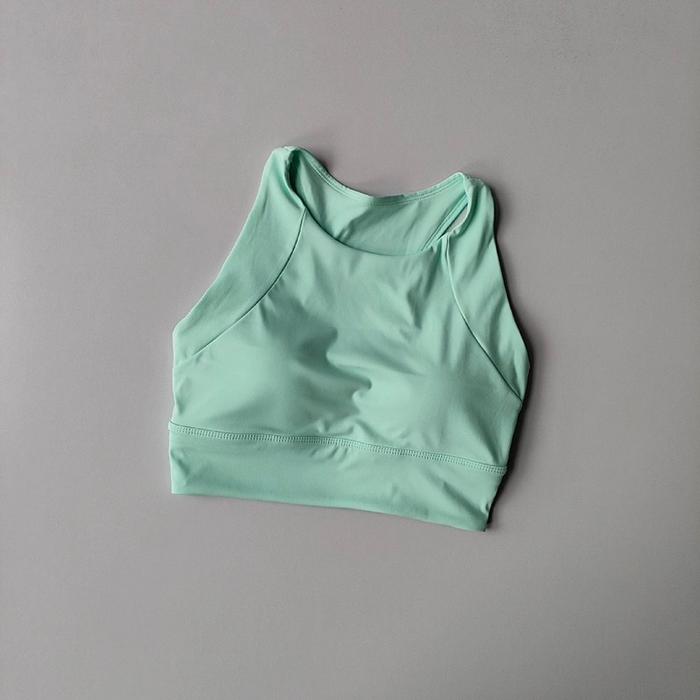 Breathable Fullcup Yoga Vest Compact Sports Vest Running Allinone Shockproof Fitness Bra Summer Gym 9