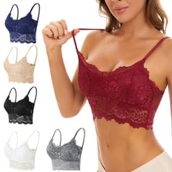 new women lace bras, top comfortable bralette solid color, sexy underwear vest, wireless lingerie
