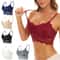 New Women Lace Bras Top Comfortable Bralette Solid Color Sexy Underwear Vest Wireless Lingerie 0