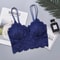 Sexy Womens Lace Bra Hollow Out Flower Underwear Wireless Push Up Bralette Padded Breathable Strap 7