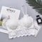 Sexy Womens Lace Bra Hollow Out Flower Underwear Wireless Push Up Bralette Padded Breathable Strap 9