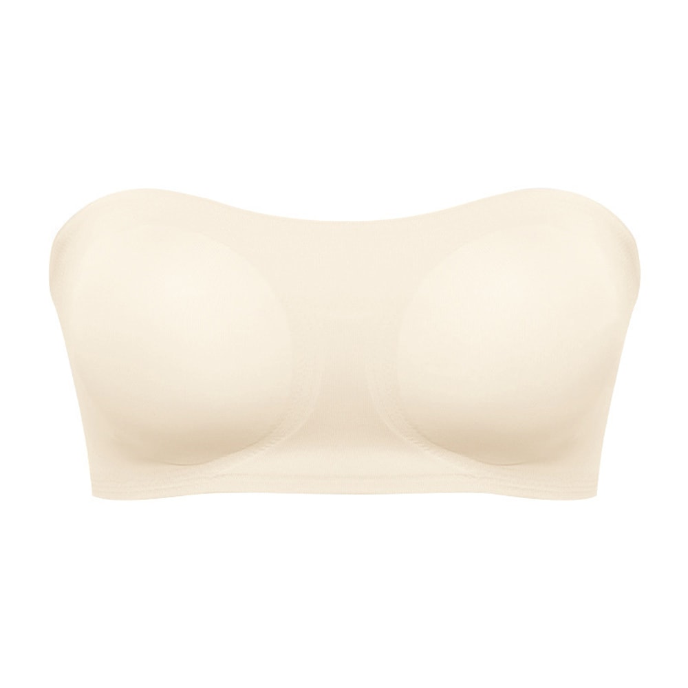 Sexy Strapless Push Up Bra For Women Removable Padded Seamless Ice Silk Invisible Beauty Back Antis 7