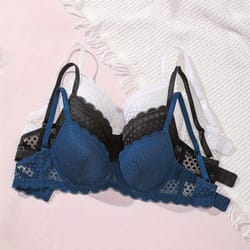 sexy lace underwire push-up bra for women, comfortable, breathable lingerie, b c d cup sizes