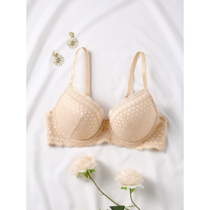 Sexy Lace Underwire PushUp Bra For Women Comfortable Breathable Lingerie B C D Cup Sizes 7