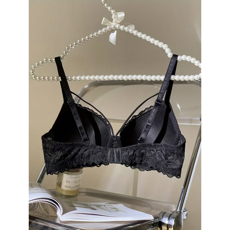 Womens Thin 34 Lace Bra Sexy And Beautiful Pushup Bra Antisagging Comfortable And Breathable Underw 4
