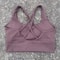 Yoga Vest Women Cross Straps Sports Bra Gym High Impact Fitness Bralette Push Up Running Underwear 5
