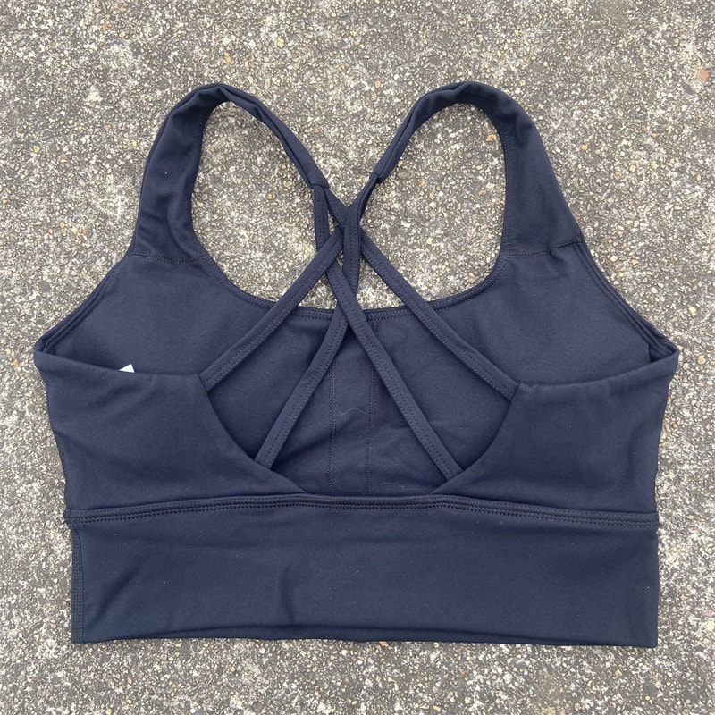 Yoga Vest Women Cross Straps Sports Bra Gym High Impact Fitness Bralette Push Up Running Underwear 7