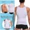 Mens Slimming Body Shaper Vest Shirt Abs Abdomen Slim Gym Workout Tummy Control Compression Tank To 8