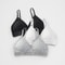PushUp Bra For Women Seamless NonWire Bralette VNeck Underwear Soft Thin Padded Cups Brassiere Inti 2