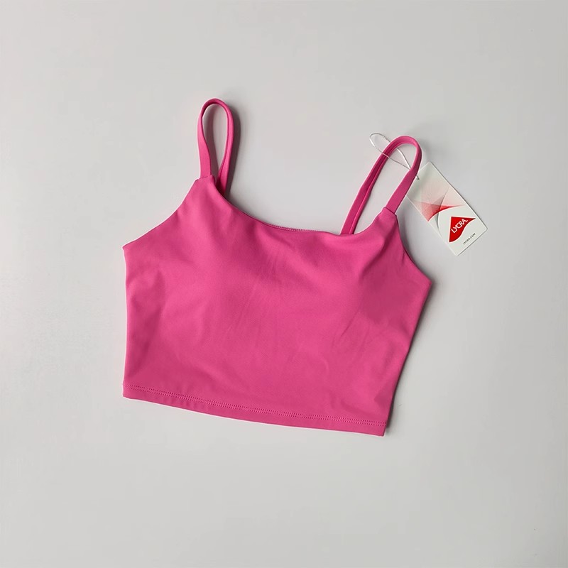 Breathable Sports Bra Top For Women Push Up Fixed Padded Gym Bra Yoga Fitness Vest Running Sports U 4