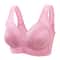 Breathable Comfortable Underwire Bra For Middleaged Moms Large Size Front Button Nursing Bra 1