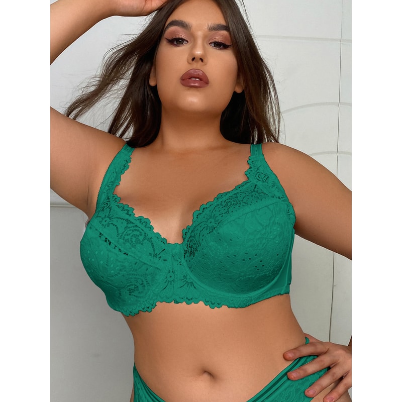 Sexy Lace Underwear Brassiere For Plus Size Women Thin E Cup Underwire Bra Comfortable And Supporti 4
