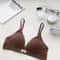 Comfortable WireFree Bra Sexy Beautiful Back Underwear French Triangle Cup Womens Bra Small Chest F 7