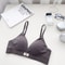 Comfortable WireFree Bra Sexy Beautiful Back Underwear French Triangle Cup Womens Bra Small Chest F 6