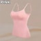 Sexy Women Tops Solid Padded Bra Spaghetti Camisole Top Builtin Bra Women Vest Comfortable Tank Top 1