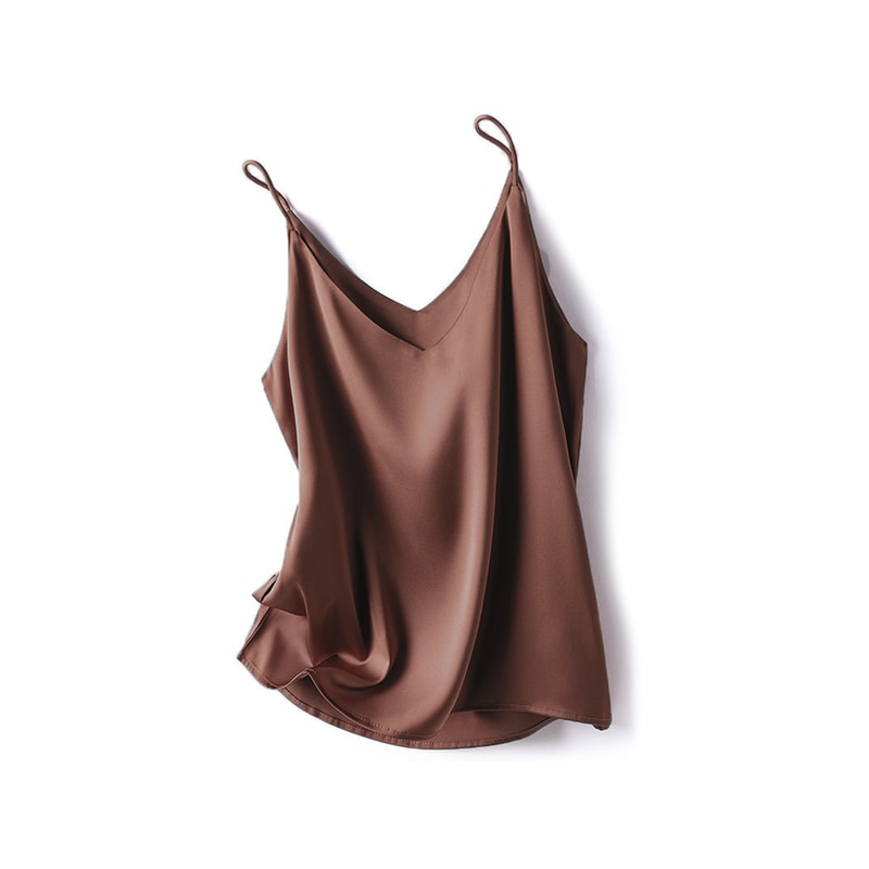 Summer Camisole Slim Vest Sexy Women Sleeveless VNeck Gray Tee Tank Tops Female Solid BlackWhite Ko 6