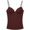 Summer Sexy Corset Tanks Camis Burgundy Slip Top Women Fashion Sleeveless Backless Bra Top 4