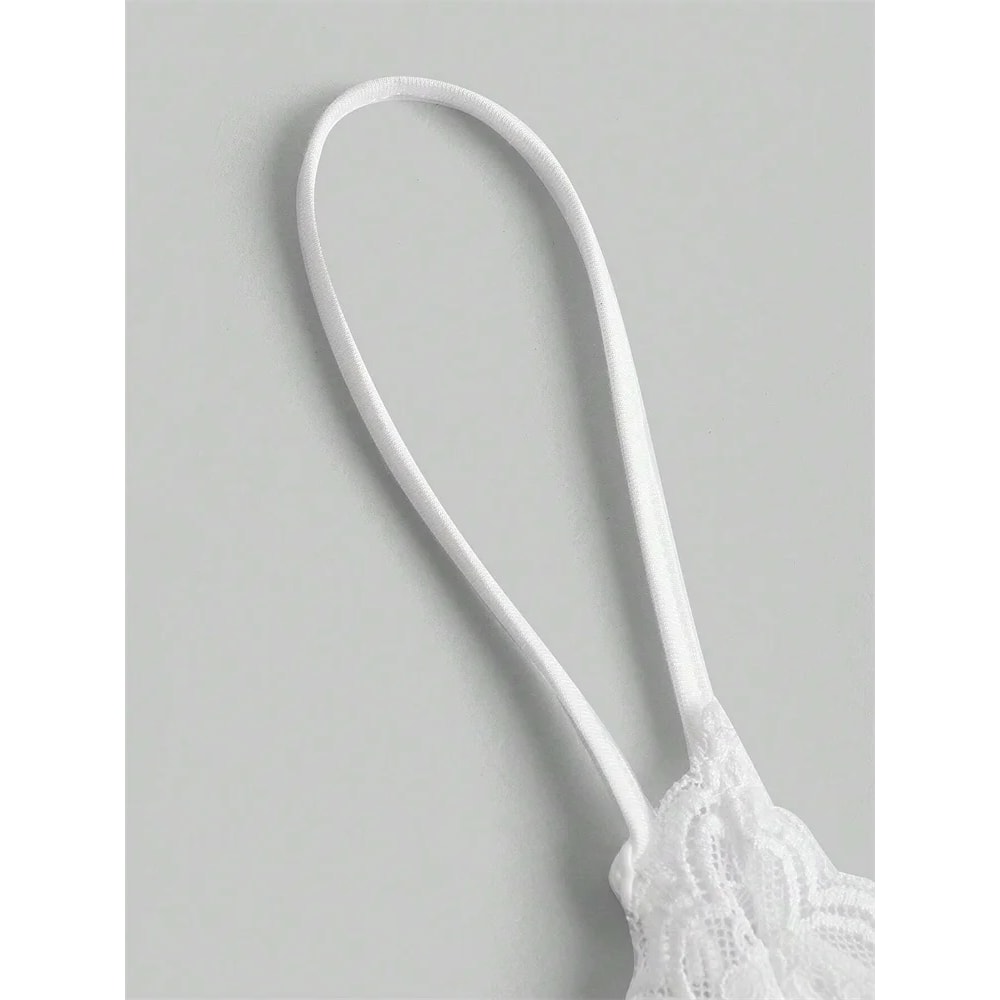 Sexy Contrast Lace Bow Top Crop Cami For Women Summer Grunge Punk Clothes Ruched Skinny Backless Te 2