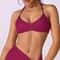 Sport Seamless Bras Scrunch Workout Yoga Tank High Support Thin Strap Halter Strappy Bra Top Women 5