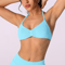 Sport Seamless Bras Scrunch Workout Yoga Tank High Support Thin Strap Halter Strappy Bra Top Women 6