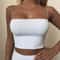 Sexy Elastic Cotton Camis Summer Womens Crop Top Sleeveless Short Tank Top Bar Perfect For Hot Weat 0