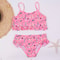 Butterfly Print Kids Bikinis New Falbala Children Bikini Set Summer Swimwear For Baby Girls 0