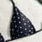 American Style Beach Bikini Sexy Black White Polka Dot Swimsuit For Women 2
