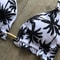 Sexy Black And White Coconut Tree Bikini Set Women Triangle Halter Swimsuit Brazilian Style Bathing 5