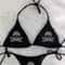 Rhinestones Skull Bikini Set Emo Swimsuit Sexy Print Padded Bra Two Pieces Swimwear Beachwear Bathi 2