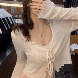ice silk summer women sun protection cardigan, thin long sleeve cover-up, solid color lace up sunscreen outerwear shirt