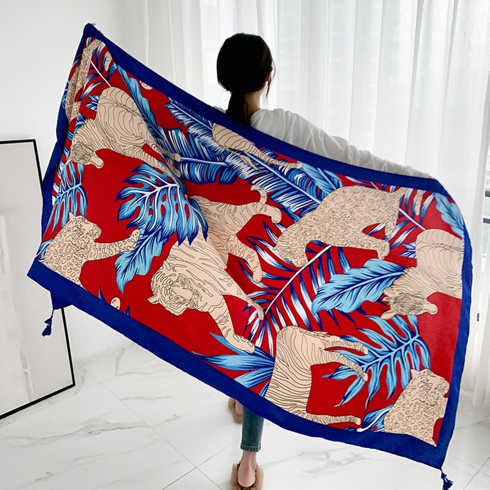 Summer Beach Dress Cotton Linen Bikini Coverups Sarong Wrap Scarf Women Brazilian Swimsuit Bathing 3