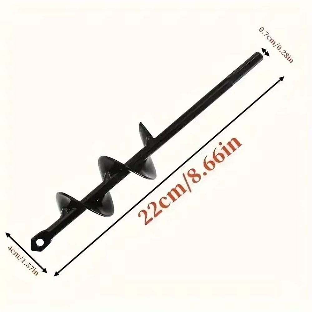 Garden Plant Auger Drill Bit Hex Drive Spiral Planter Tool 5