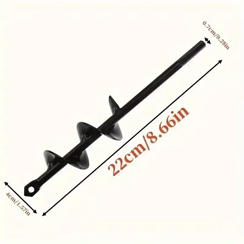 Garden Plant Auger Drill Bit Hex Drive Spiral Planter Tool 5